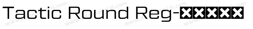 Tactic Round Reg字体转换